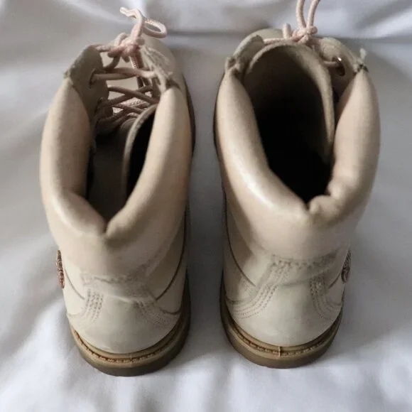 Timberland Womens Pink Linden Woods Leather Waterproof Lace Up Outdoor Boots‎ - Picture 7 of 12